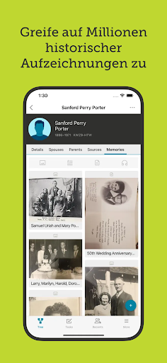 FamilySearch – Stammbaum Screenshot