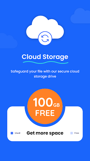 Captura de pantalla de Cloud Storage: Cloud Drive App