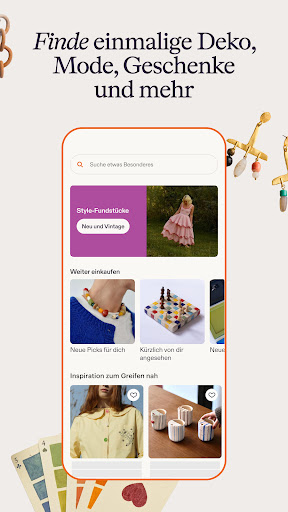 Etsy: Wohnen & Mode kaufen Screenshot
