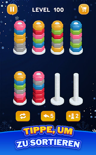 Muttern Sortieren - Farbspiel Screenshot