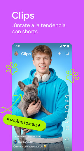 Captura de pantalla de VK: red social, mensajero