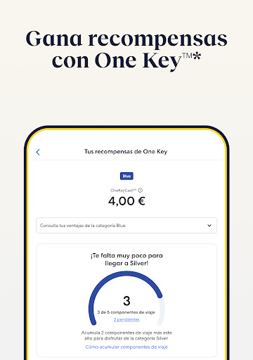 Captura de pantalla de Expedia: viaje, hotel, vuelo