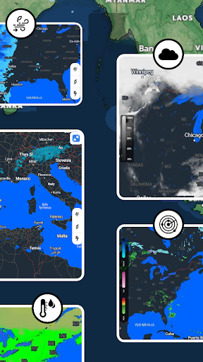 Wetterradar und Wetter-Live Screenshot