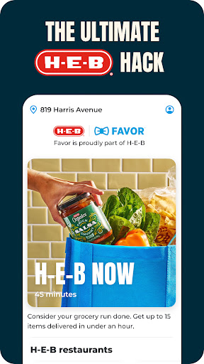 Captura de pantalla de Favor: Texas Food Delivery