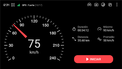 Captura de pantalla de Velocímetro GPS : Odómetro