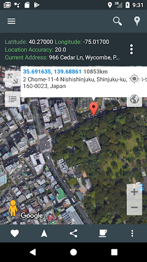 Captura de pantalla de Mi ubicación: mapas GPS