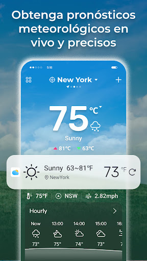 Captura de pantalla de Pronóstico diario