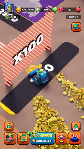Idle Zombie Miner: Gold Tycoon Screenshot