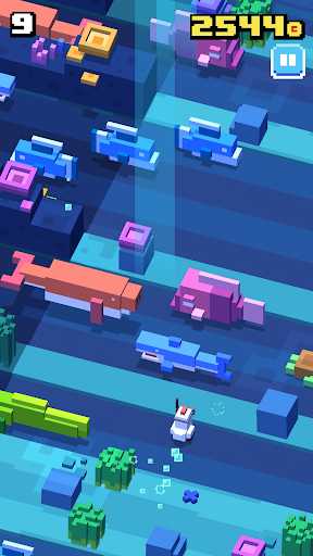 Captura de pantalla de Crossy Road