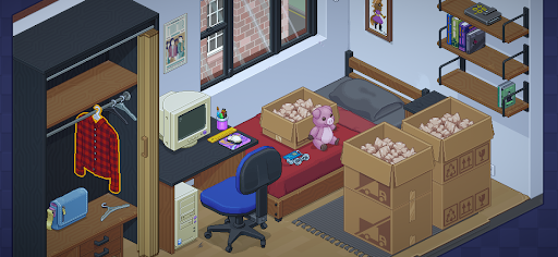 Captura de pantalla de Unpacking