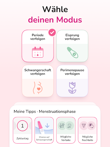 Periodenkalender - Zyklus Screenshot