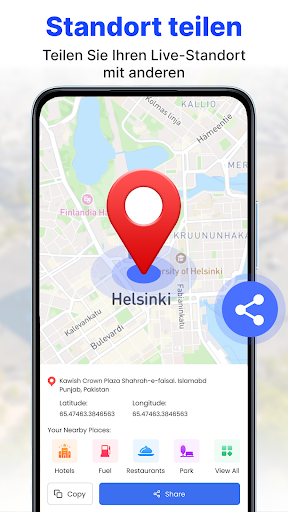 GPS-Satelliten-Live-Erdkarte Screenshot