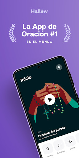 Captura de pantalla de Hallow: Meditación católica