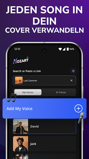 KI-Songgenerator - Mozart AI Screenshot