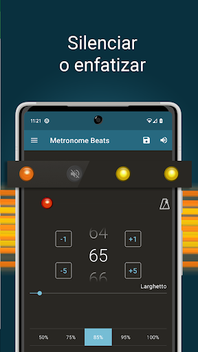Captura de pantalla de Metrónomo Beats
