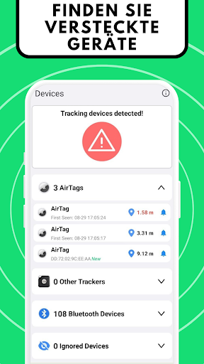 AirTag Finden: AirTag Detektor Screenshot