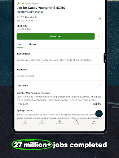 Captura de pantalla de Jobber: Field Service Software
