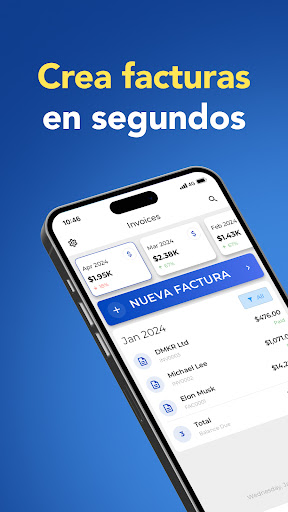 Captura de pantalla de Facturas Fácil - Invoice Fly