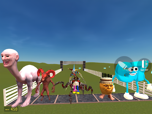 Captura de pantalla de Nextbots In Playground mod