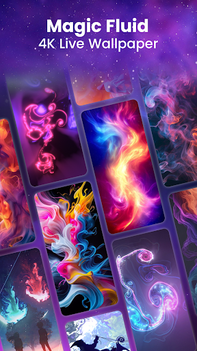 Fluid Magic: 3D Live Wallpaper screenshot