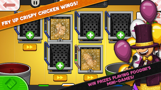 Captura de pantalla de Papa's Wingeria To Go!