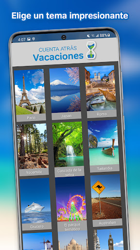 Captura de pantalla de Cuenta atrás de vacaciones