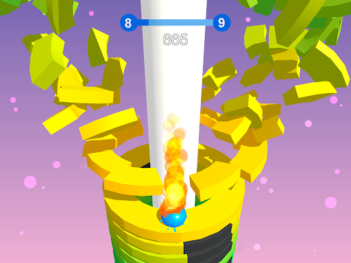 Captura de pantalla de Stack Ball - Choque en Picado