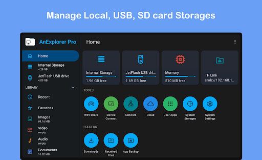 Captura de pantalla de AnExplorer Pro File Manager