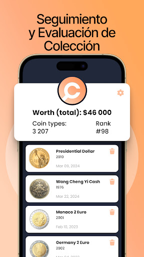 Captura de pantalla de Identificador de monedas