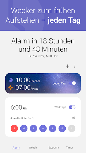 Wecker Screenshot