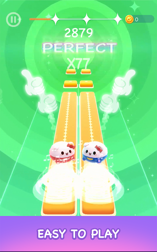 Captura de pantalla de Two Cats - Music Games