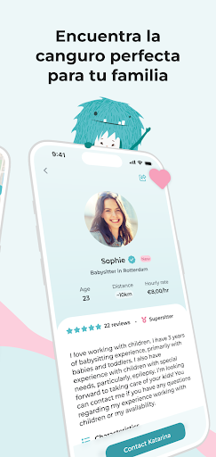 Captura de pantalla de Babysits - Encuentra canguro