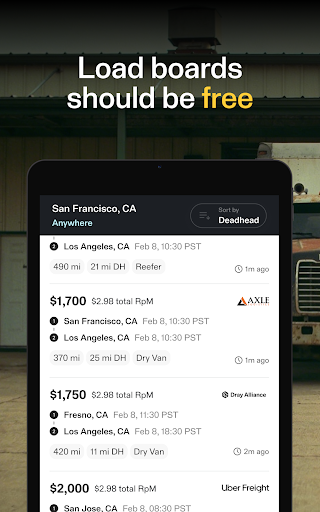 TruckSmarter Free Load Board screenshot