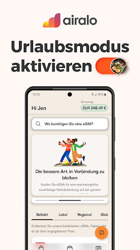 Airalo: eSIM-Reisen & Internet Screenshot