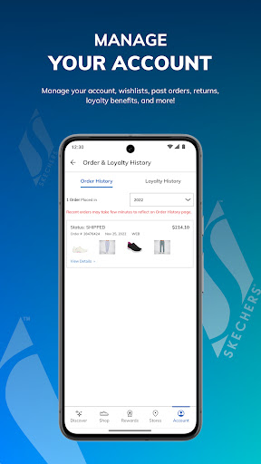 Captura de pantalla de Skechers