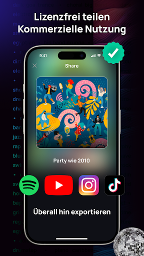 Donna KI Lied Musik Generator Screenshot