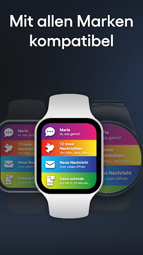 Smartwatch Benachrichtigungen Screenshot