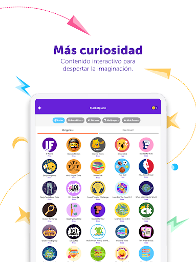 Captura de pantalla de Kinzoo Chat para Familias