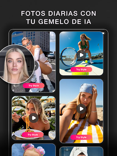 Captura de pantalla de Glam IA: Edita Fotos y Videos