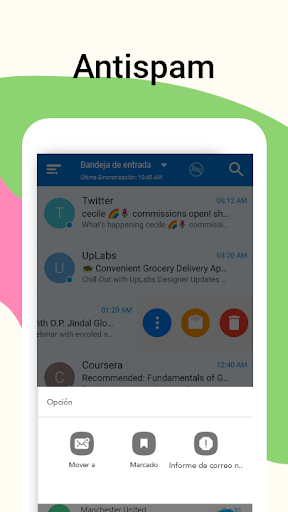 Captura de pantalla de Email: rápido e inteligente