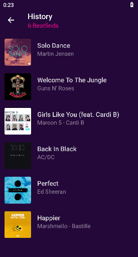 Music Recognition: Song Finder screenshot