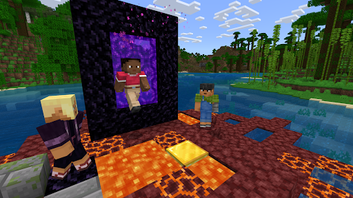 Captura de pantalla de Minecraft