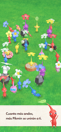 Captura de pantalla de Pikmin Bloom