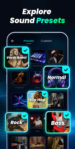 Volume Bass Booster, Equalizer screenshot
