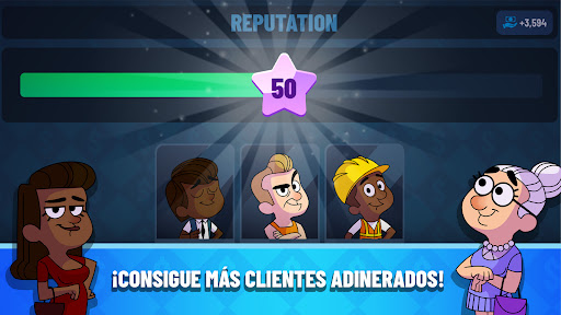 Captura de pantalla de Idle Bank Tycoon: Hazte rico