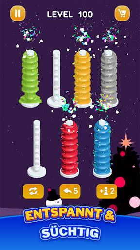 Muttern Sortieren - Farbspiel Screenshot