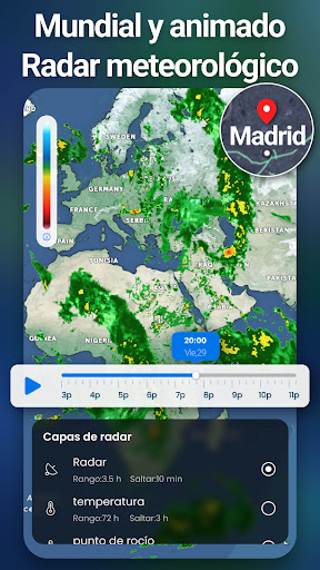 Captura de pantalla de Tiempo y clima - Radar
