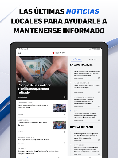 Captura de pantalla de Telemundo Puerto Rico