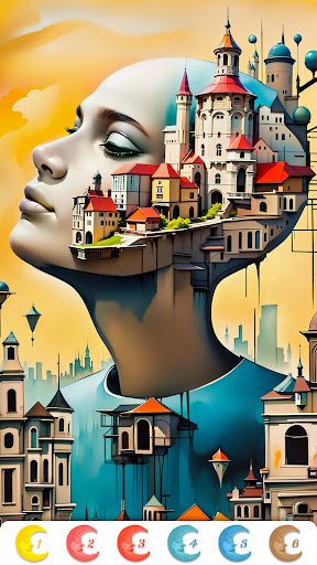 Surreal Art Coloring Pages screenshot