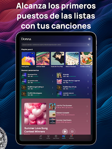 Captura de pantalla de Donna IA Generador de Música